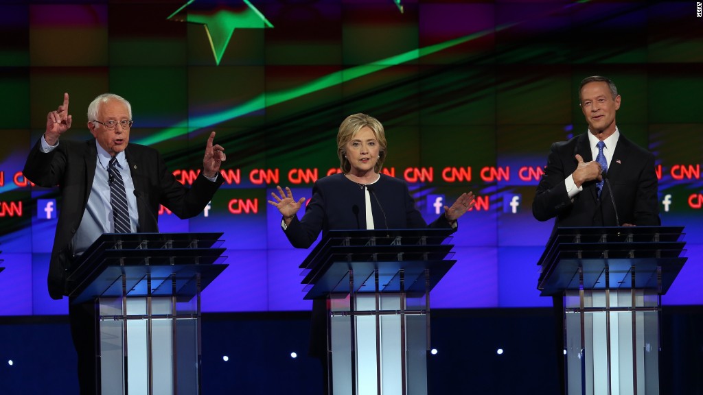 Democratic candidates debate Glass-Steagall