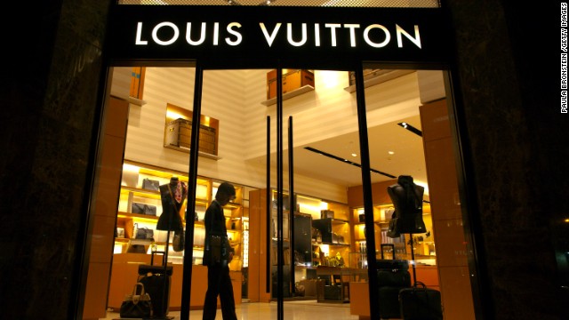 Louis Vuitton sales by China's stock market