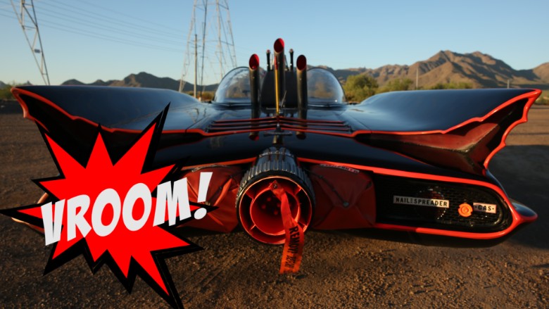 batmobile tail end vroom gfx