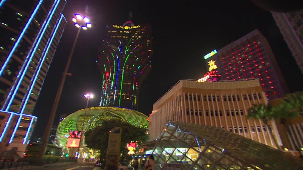 Macau hit by gambling crackdown