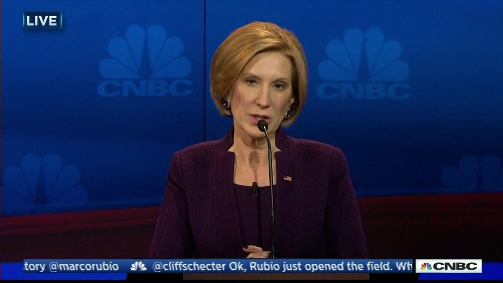 Carly Fiorina: I'm not using wrong data