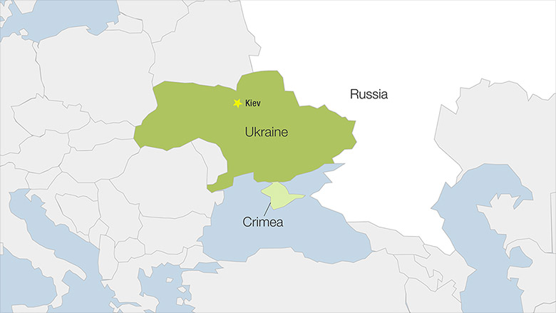 Russia Threatens Ukraine Over Debt Repayment   151030101012 Crimea Russian Control Map 780x439 