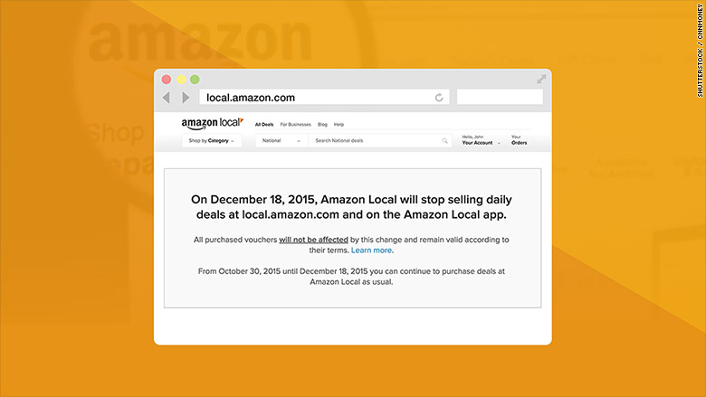 amazon shutting down local