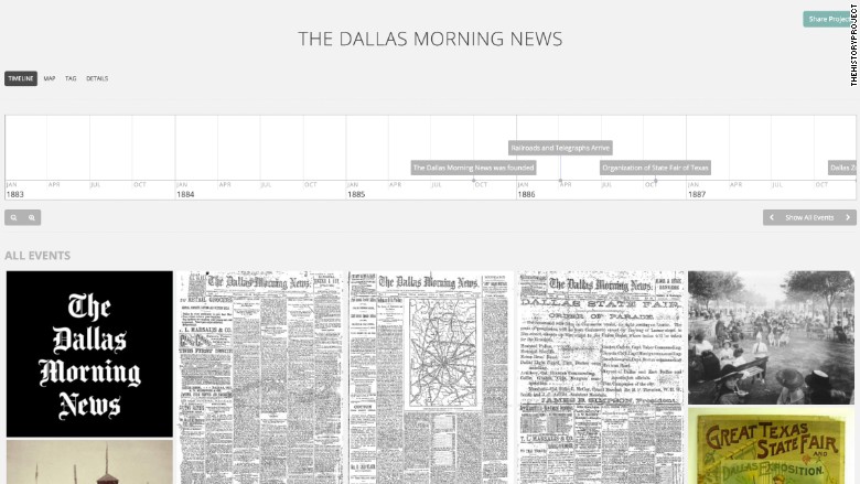 dallas timeline