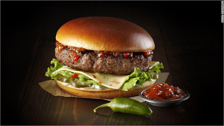 mcdonalds premium burger