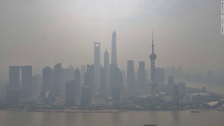 china smog climate change shanghai