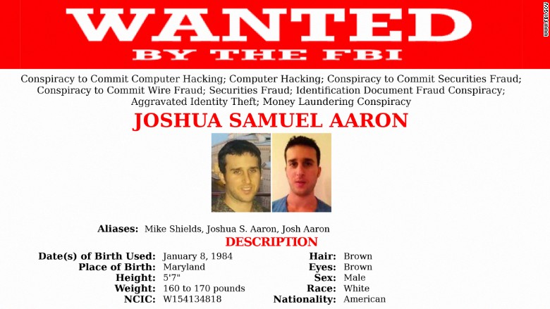 joshua aaron wanted