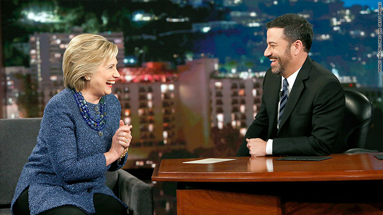 hillary clinton jimmy kimmel