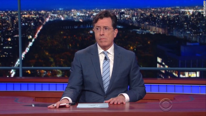 stephen colbert paris attacks