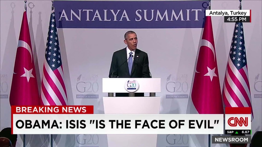 Obama: ISIS is the 'face of evil'