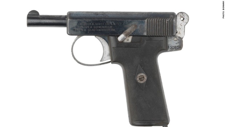 Churchill pistol auction Bonhams