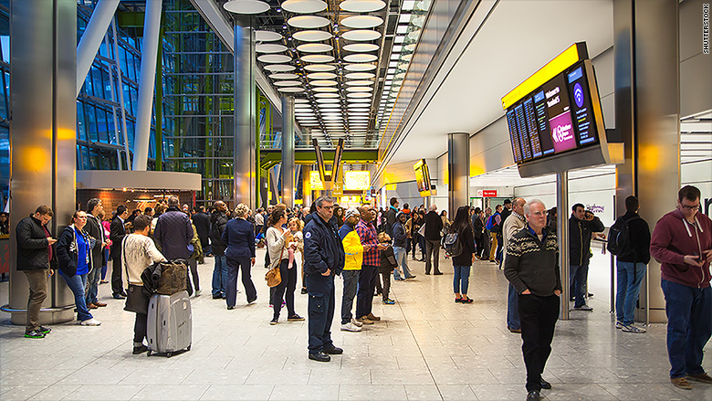 busy airport