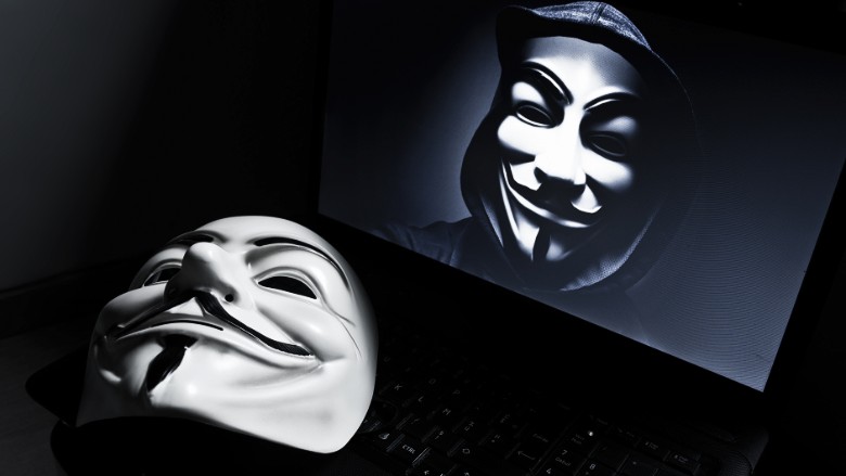 Anonymous mask hackers