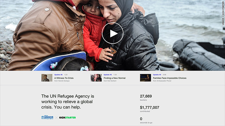 refugees kickstarter