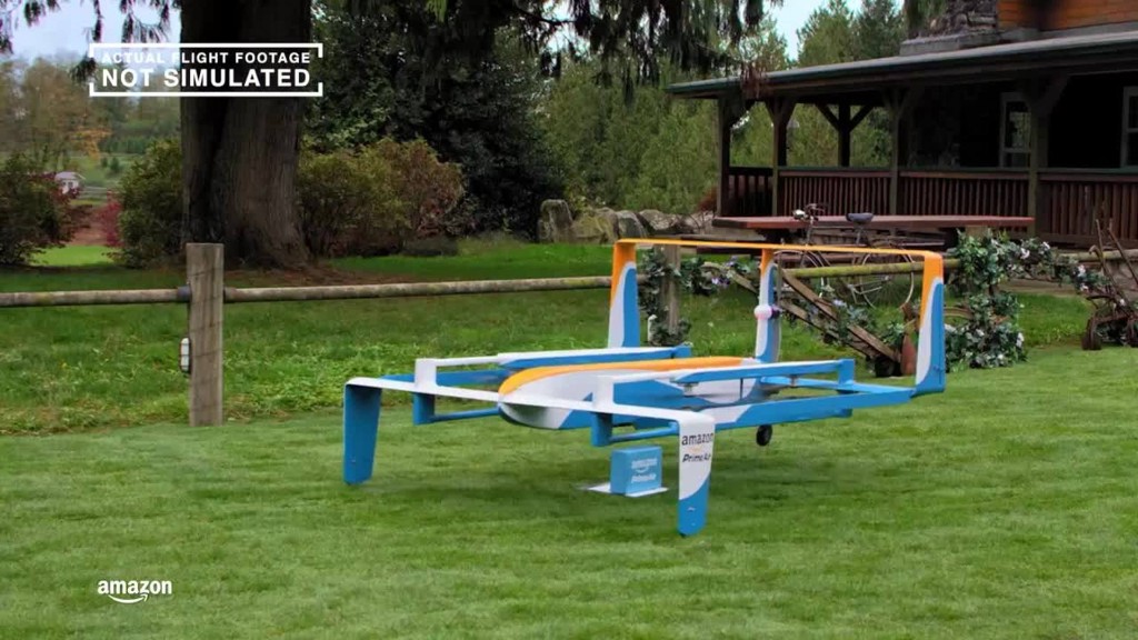 Watch Amazon's latest drone demo