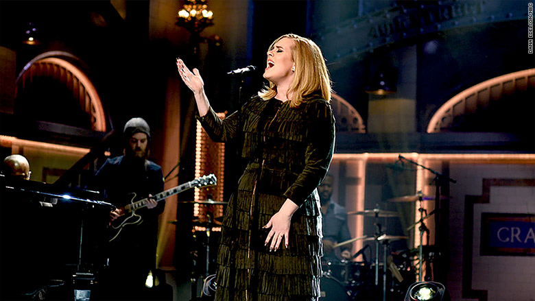 adele snl singing