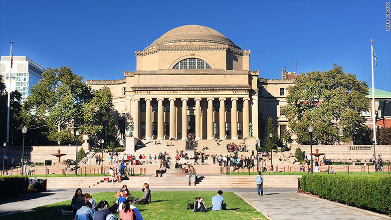 top paid college pres columbia