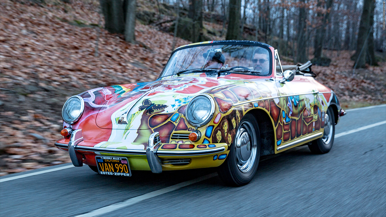 janis joplin psychedelic porsche