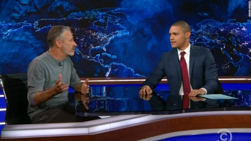 Jon Stewart visits 'The Daily Show'