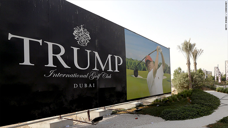 trump golf club dubai