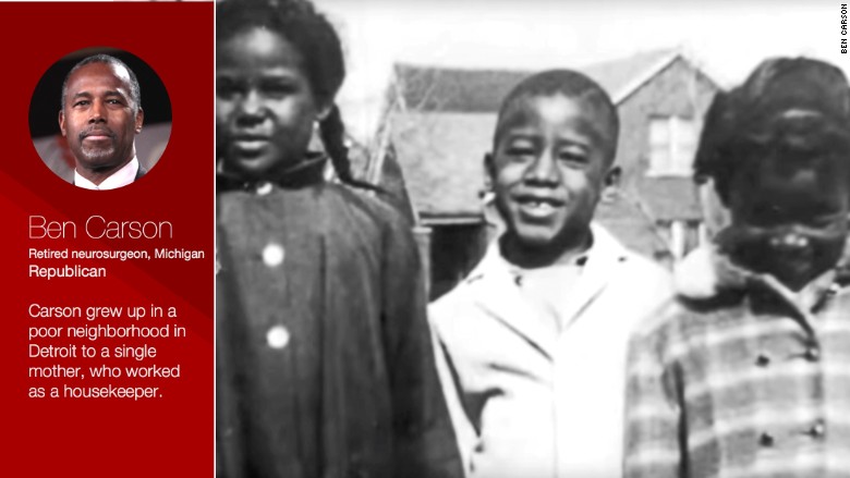 ben carson childhood work history