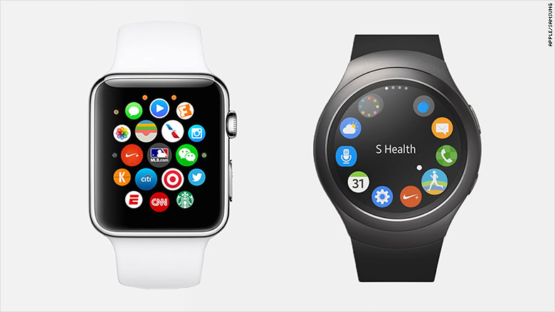 smartwatch apps screens