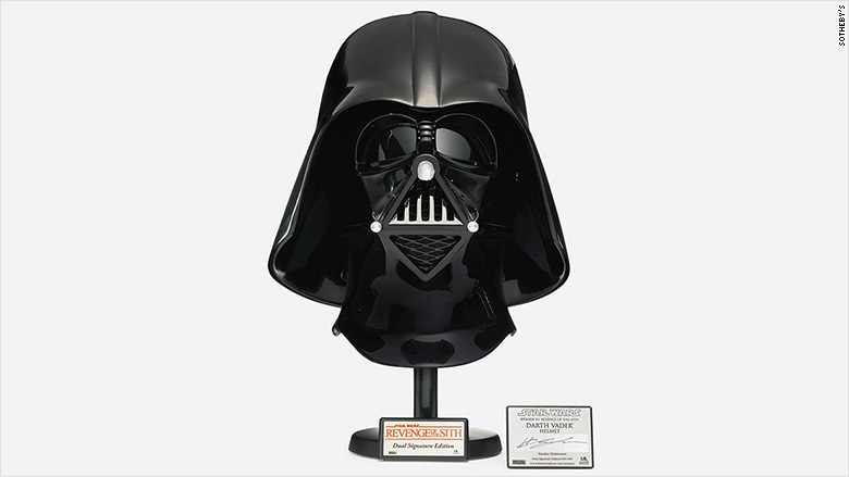 star wars auction vader helmet