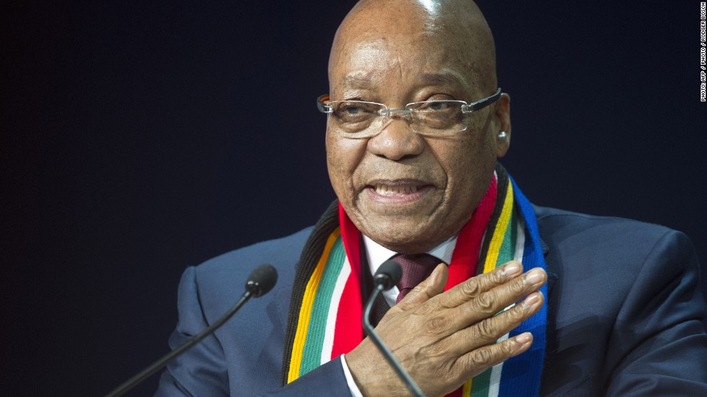 Zuma's dramatic government reshuffle