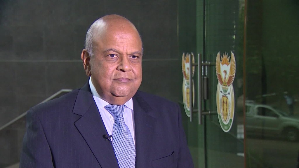 Meet South Africa's third finance minister in one week