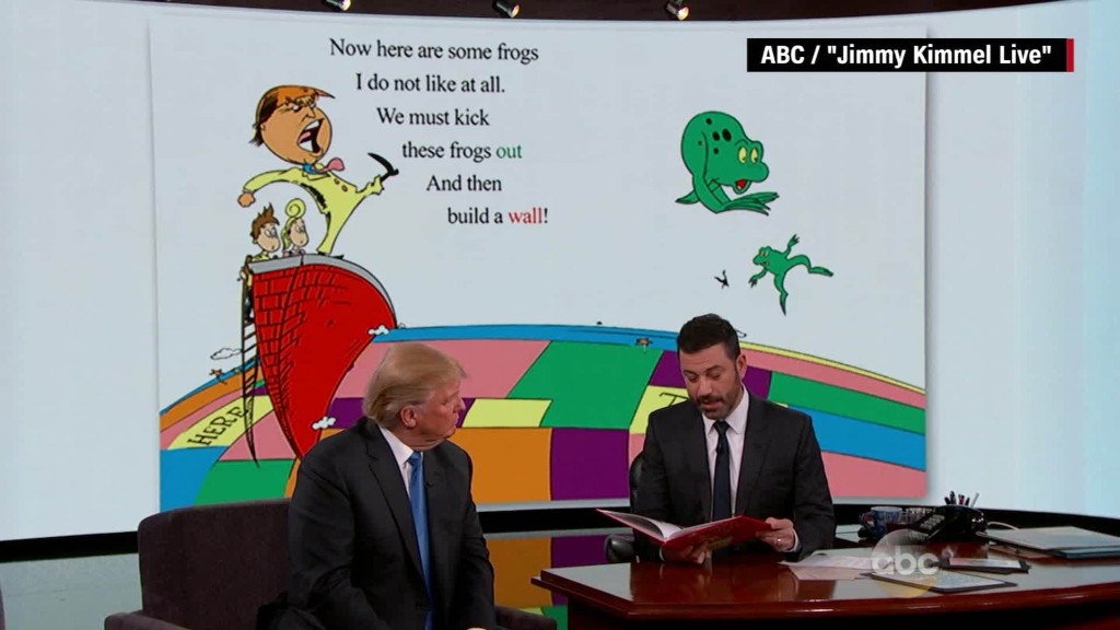 Donald Trump appears on 'Jimmy Kimmel Live'