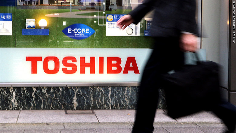 toshiba stock prices