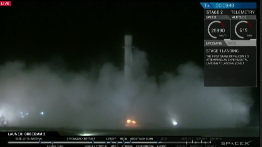 Cheers erupt as SpaceX successfully lands rocket