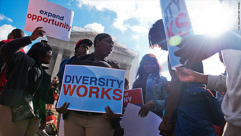 affirmative action rally supreme court