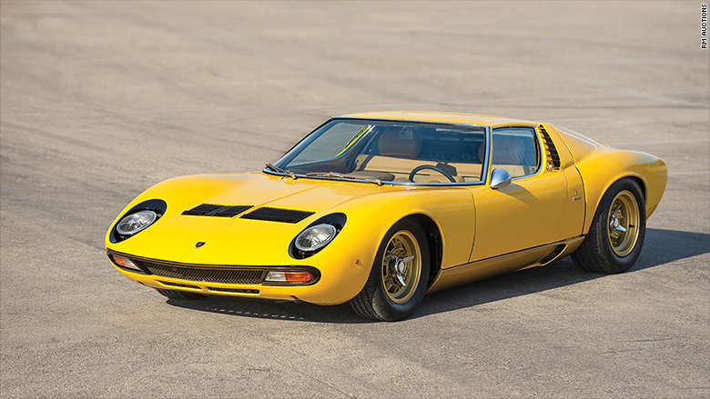 1971 Lamborghini Miura P400 SV by Bertone - Amazing cars for sale at  Scottsdale Auctions - CNNMoney