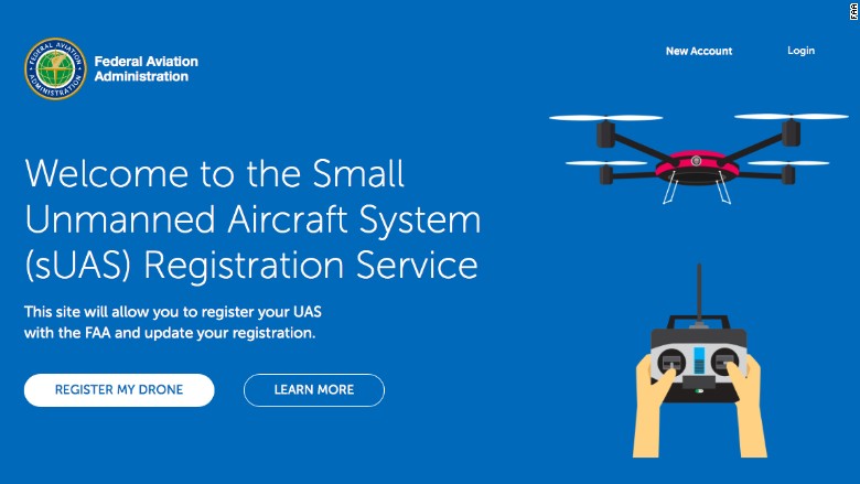 FAA drone registration