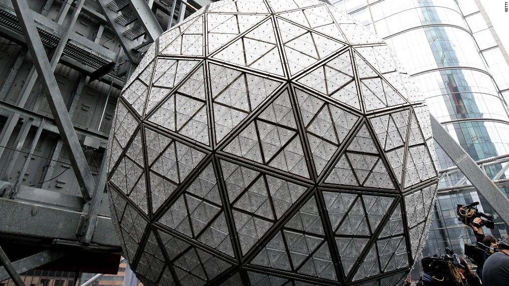 The New Year's Eve ball by the numbers