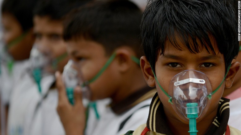 delhi air pollution kids