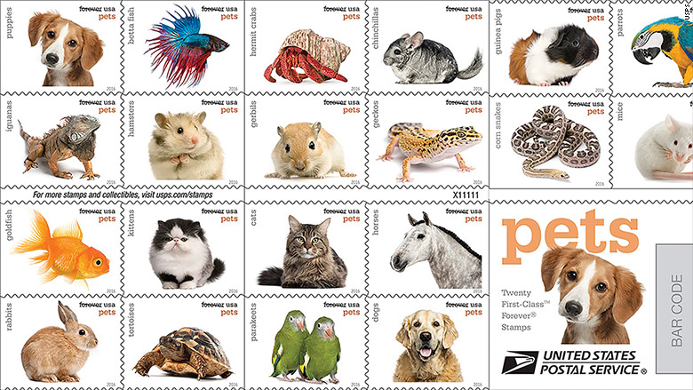 stamps pets