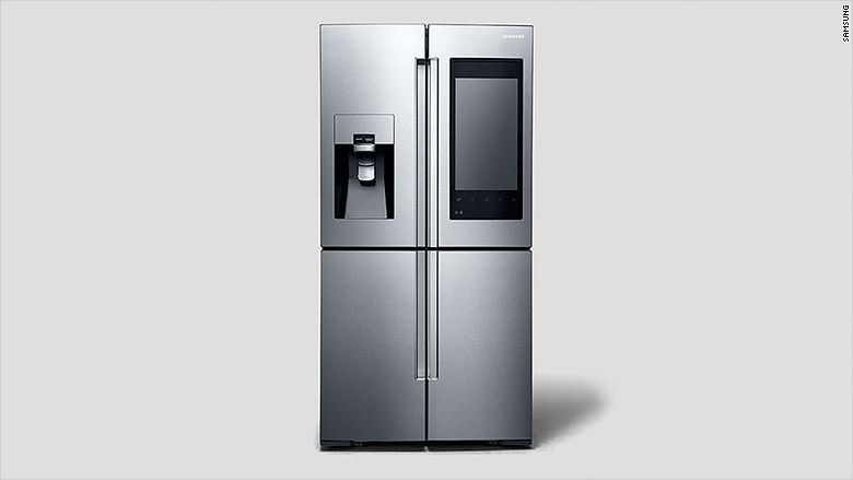 samsung fridge silver front