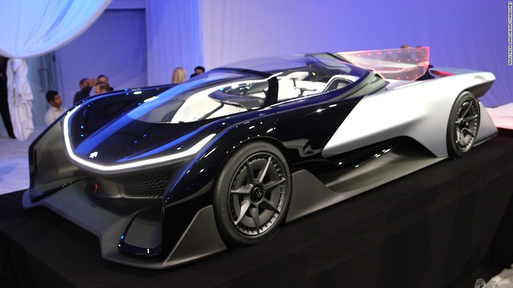 Faraday Future unveils concept supercar at CES 2016