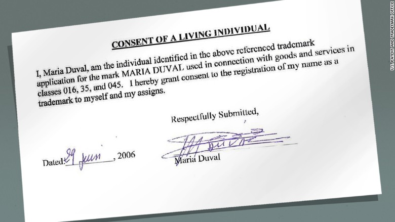maria duval 2 real signature