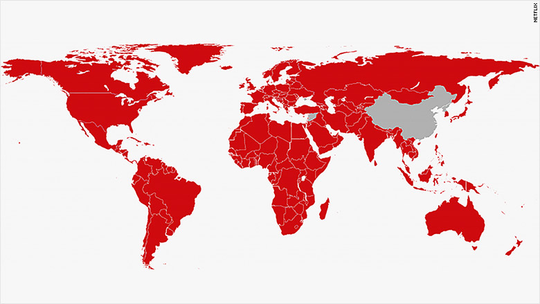 netflix available countries map