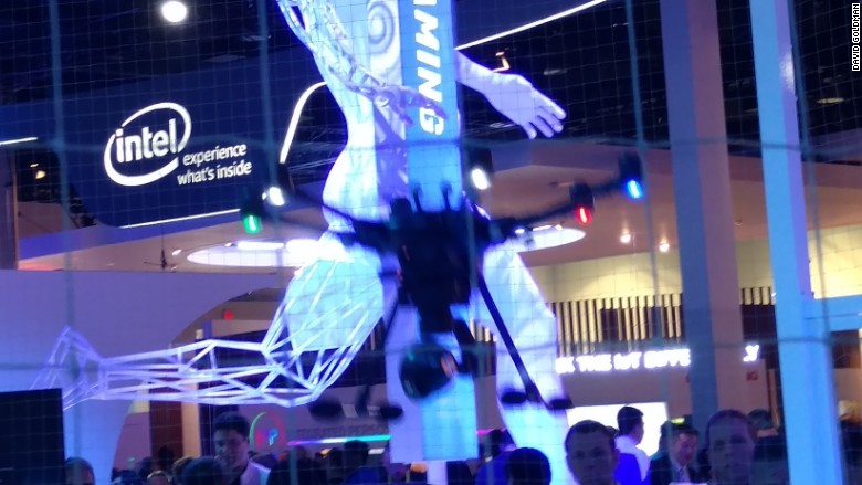 ces 2016 intel drone