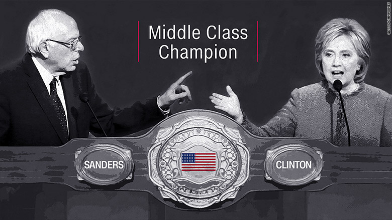 sanders clinton champion