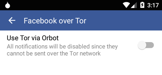 tor facebook switch