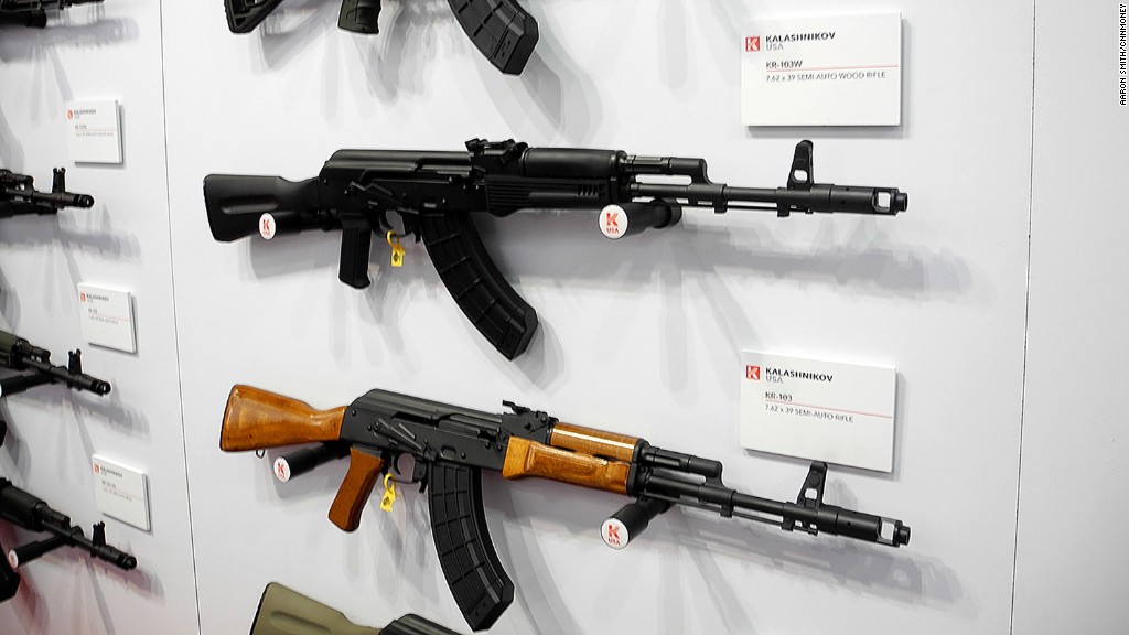 Kalashnikov AK-47s, now made in Florida