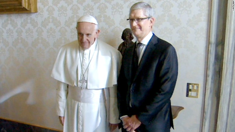 tim cook pope