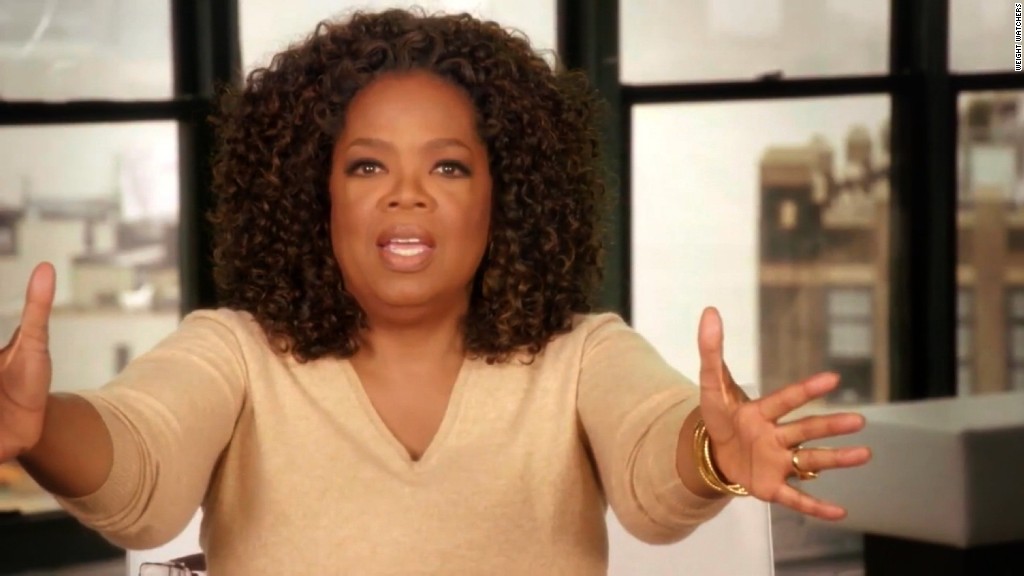Oprah drops pounds, Weight Watchers stock gains