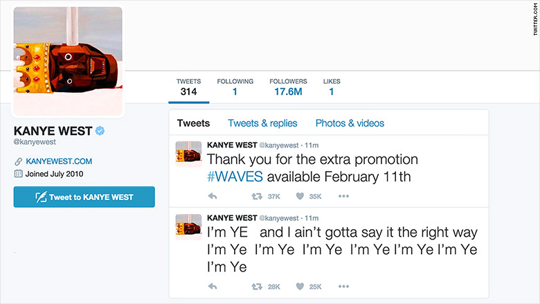 Kanye West Tweets Then Deletes More Than 30 Posts In Epic Twitter Rant 