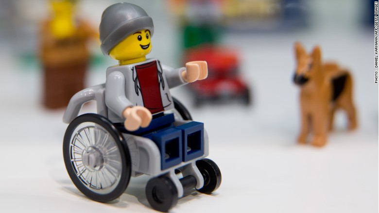 Lego wheelchair figure